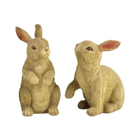 traditional popular design resin rabbit statues bunny figurine ennas