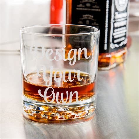 Design Your Own Personalized Whiskey Glasses Set Of 4 Youcustomizeit