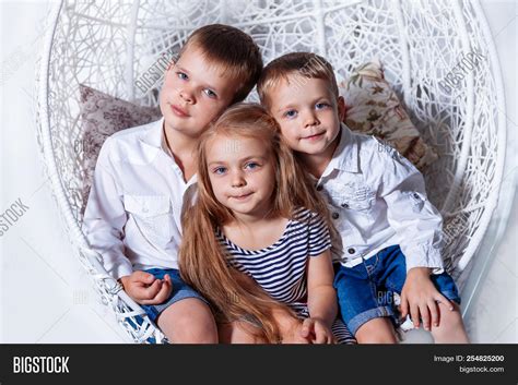 Two Brothers Sister Image And Photo Free Trial Bigstock