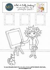 Marvellous Mistake Milly sketch template