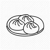 Dumpling Getdrawings Drawing Icon sketch template