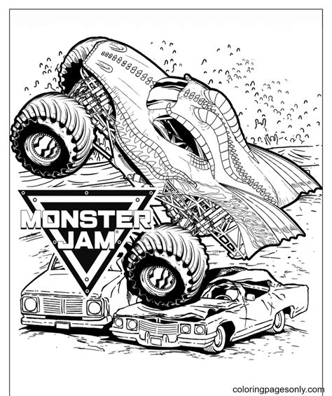 monster truck speed coloring pages monster truck coloring pages