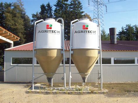 Silos Fiberglass Mod Sia For Feed And Cereals Agritech