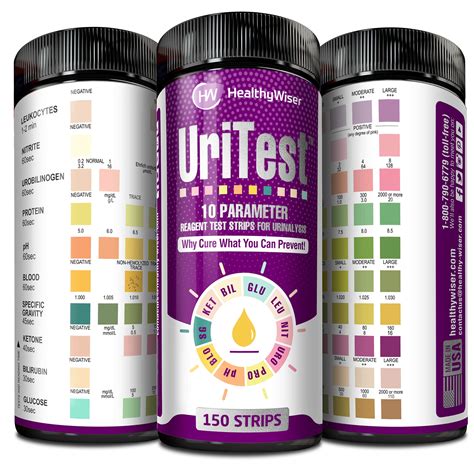 parameter urinalysis test strips ct   usa urinary tract infection strips uti