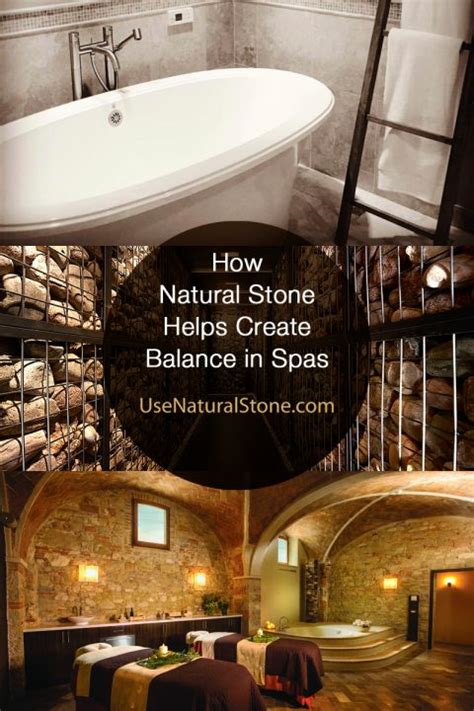 natural stone helps create balance  spas  natural stone