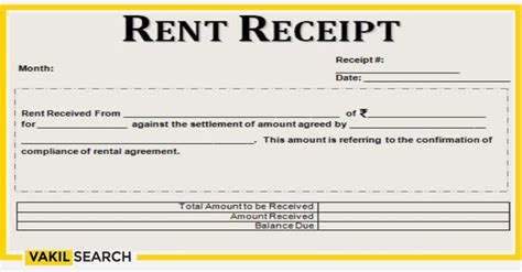 comprehensive rent receipt template capture  essential details