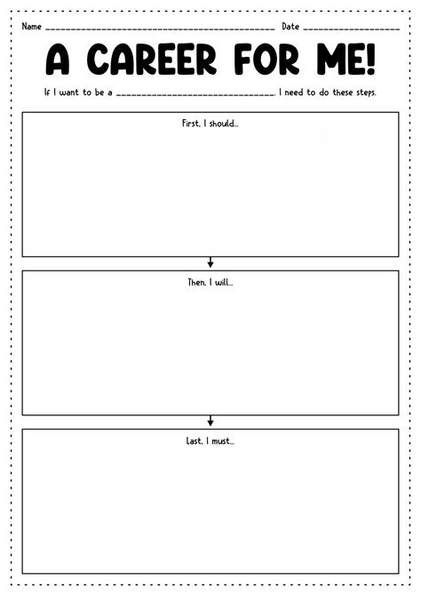 images  elementary career printable  worksheet