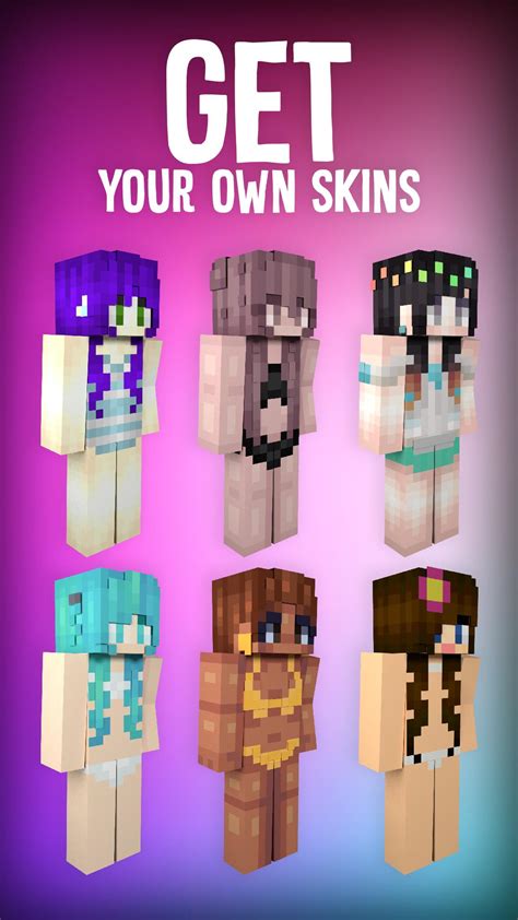 swimsuit girl skins  mcpe  android apk