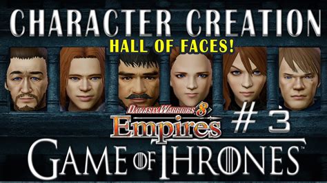 Game Of Thrones Character Creation Dw8 E Hall Of