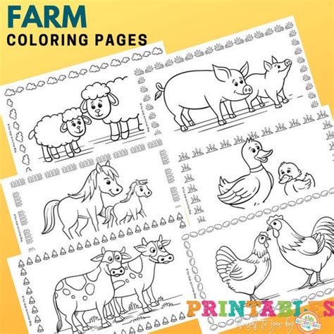 farm animal coloring pages mom wife busy life