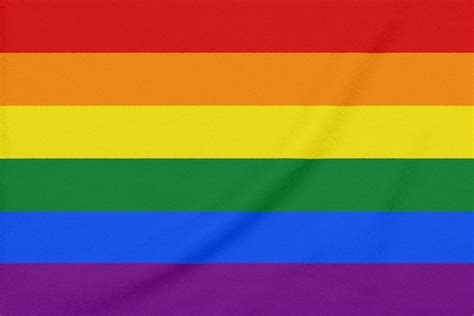 bandeira do orgulho lésbico de arco íris foto premium