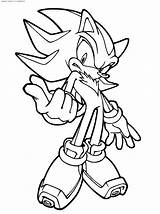 Coloring Sonic Knuckles Pages Hedgehog sketch template