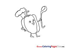 vegetables coloring pages