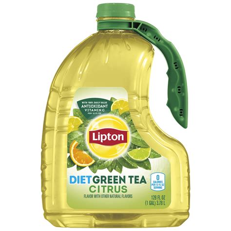 lipton diet green citrus iced tea  gallon jug walmartcom