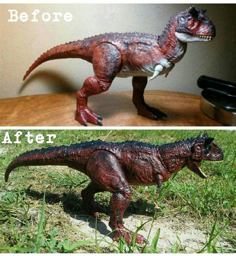 Repainted Carnotaurus Jurassic Park Toys Jurassic Park World