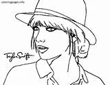 Swift Taylor Coloring Pages Print Singers Famous Singer Color Draco Malfoy Country People Printable Para Spears Britney Easy Getcolorings Popular sketch template