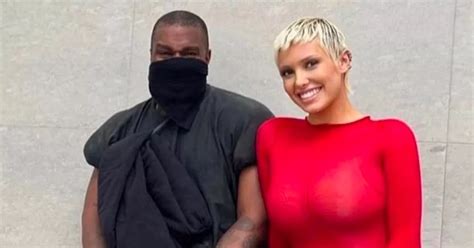 kanye west looks smitten with wife bianca censori as she wears sheer