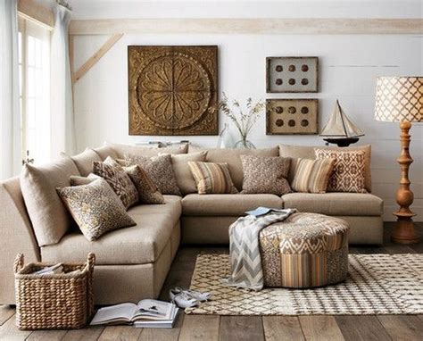 affordable grey  cream living room decor ideas  modern rustic
