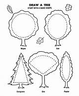 Coloring Pages Arbor Trees Tree Draw sketch template