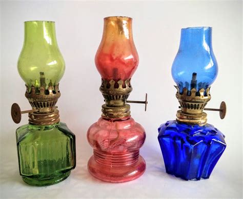 mini colorful oil lamps   cozy ambiance