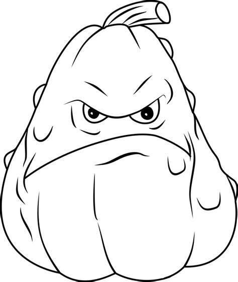 angry squash coloring page  printable coloring pages  kids