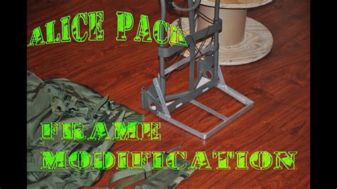 alice pack frame modification  weight dist youtube
