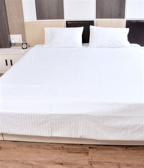 Linen Bedding White Plain Cotton Bedsheet Buy Linen Bedding White