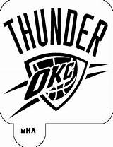 Thunder Okc Coloring Sketch sketch template