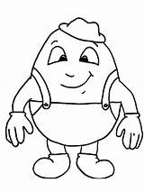 Humpty Dumpty Coloring Pages Printable Recommended Clipartmag Color Drawing sketch template