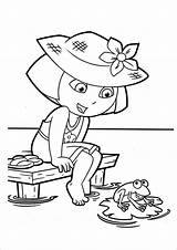 Dora Peppa Fairytale Explorer sketch template