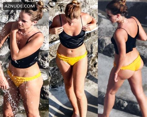 Emma Watson In The Hot Positano Sunshine On Her Holidays In The