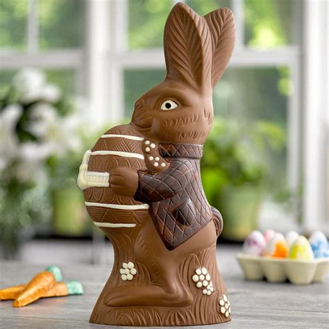 giant  pound chocolate easter bunny   inches tall  tomatoes