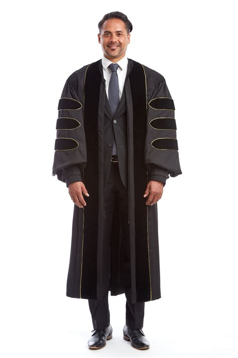 university  missouri graduation regalia phd gown hood tam capgown