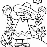 Mayo Cinco Coloring Pages Printable Fiesta Mariachi Spanish Color Mexican Print Kids Traditional Drawing Children Sheets Colouring Clipart Cute Book sketch template