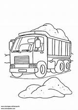 Coloring Lorry Large sketch template