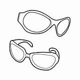 Coloring Eyeglasses Getdrawings Pages sketch template