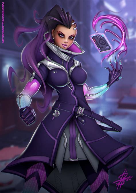 Overwatch Sombra Sexy Fan Art Anime Cosplaygame