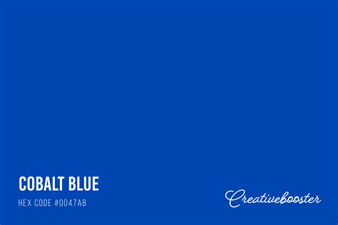 color cobalt blue color codes meaning  pairings creativebooster