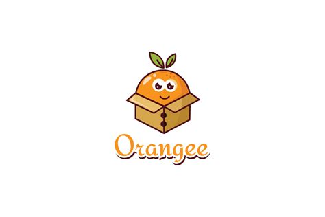 sold orange box logo design logo cowboy