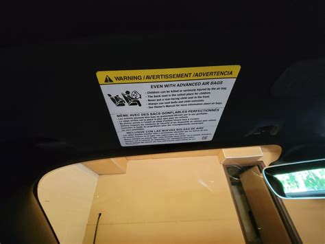 airbag warning label cover stickyzombie   mustang forum gt ecoboost gt gt