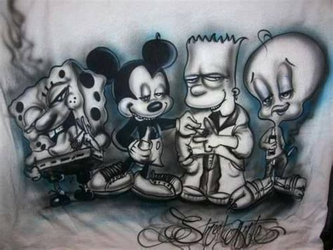 20 best images about gangster cartoons on pinterest cartoon art chicano and hip hop