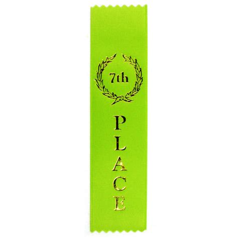 place flat ribbon  athletic awards
