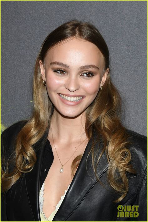 lily rose depp flashes a big smile at savage paris premiere photo