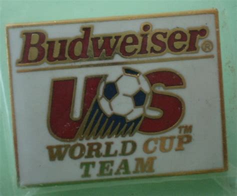 budweiser us world cup team pin sponsor soccer 1991 mcgillvray