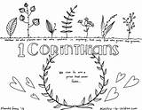 Corinthians Ministry Faith sketch template