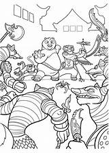 Fu Kung Coloring Pages Getdrawings sketch template