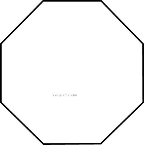 printable  printable octagon shape goimages zone