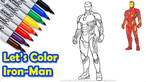 iron man mark   avengers infinity war coloring pages sailany