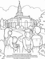 Coloring Lds Pages Temple Church Family Children Clipart Color Drawing General Kids Activities Go Temples Primary Building Printable Book Activity sketch template