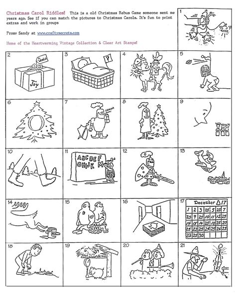 teach child   read guess  christmas song worksheet printable